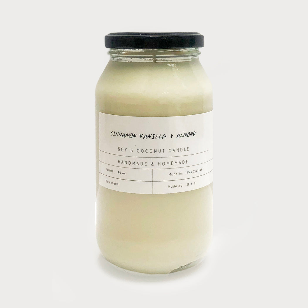 Cinnamon Vanilla & Almond - Soy Candle