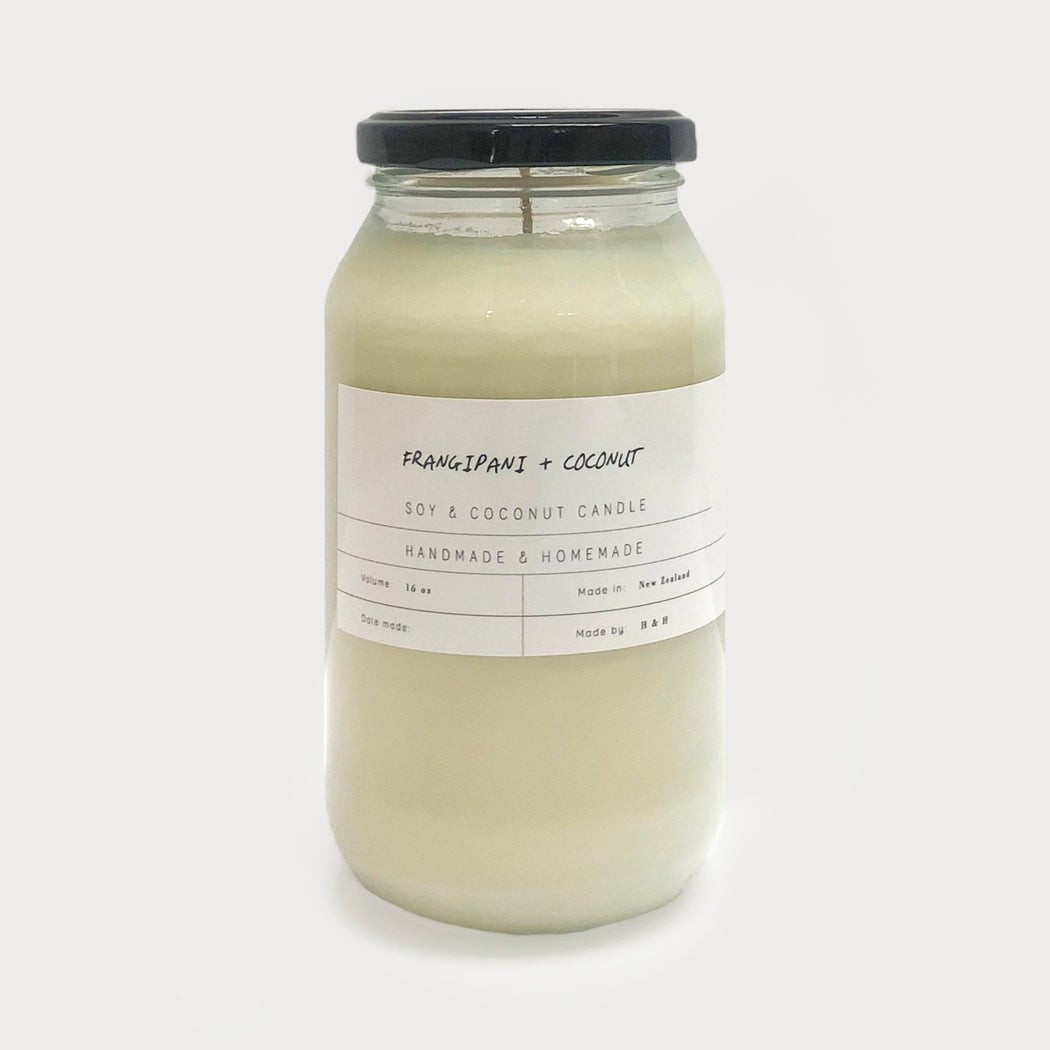 Frangipani & Coconut - Soy Candle