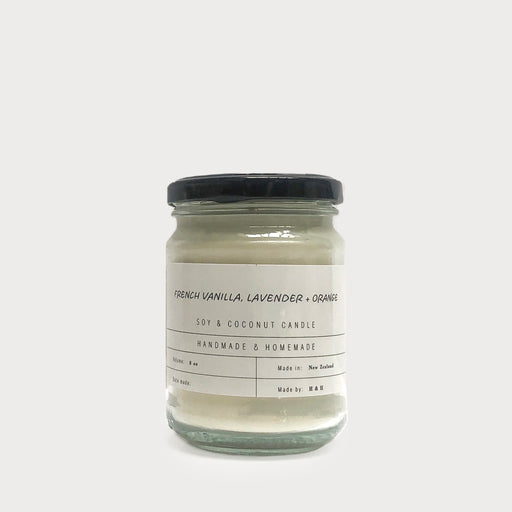 French Vanilla, Lavender & Orange - Soy Candle