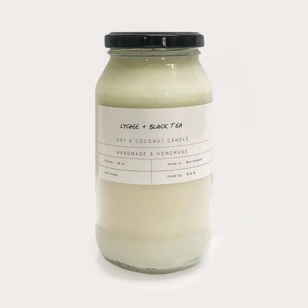 Lychee & Black Tea - Soy Candle